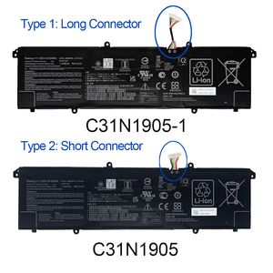 แบตเตอรี่แล็ปท็อปของแท้11.55V C31N1905 50Wh 0B200-03750100สำหรับ <span class=keywords><strong>Asus</strong></span> <span class=keywords><strong>VivoBook</strong></span> S13 <span class=keywords><strong>S14</strong></span> S15แบตเตอรี่โน๊ตบุ๊ค K533F - Product Image 2