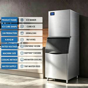 Máquina de Hielo Comercial de Alta Producción con Certificación CE ISO, Enfriada por Aire, 200 kg Diarios, para Uso en Catering - Product Image 5