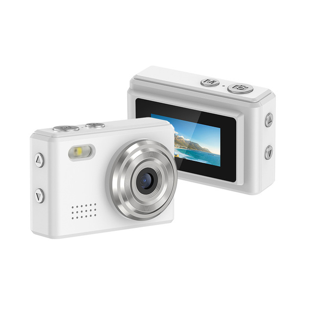 MINI Digital Camera 1080p HD 0.96inch Screen 2MP Photo Recording Built-in LED Flashlight 64GB for Travel Gifts Children's Use