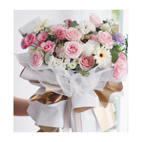 Bouquet de fleurs Style coréen, papier d'emballage imperméable mat double face, vente en gros, livraison gratuite