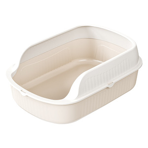 Geschlossene Halb-Geschlossene Extra Große Schnell zu Reinigende Anti-Spritz Anti-Geruch Katzentoilette aus PP-Material Kätzchenfreundlich - Product Image 1