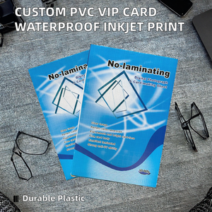 Carte VIP personnalisée en PVC 200*300mm, boîte vierge, impression numérique étanche, carte d'identité professionnelle avec impression jet d'encre et finition de surface par marquage à chaud - Product Image 2