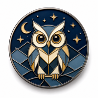 Marqueur de golf en émail souple personnalisé, motif hibou et oiseau chanteur, en métal argenté, cadeau pour golfeurs, vente en gros