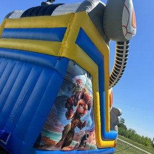 Tobogán Inflable Gigante para Fiestas Infantiles al Aire Libre, <span class=keywords><strong>Castillo</strong></span> Doble con Tobogán, Combo Comercial, Tobogán Robótico Inflable para Fiestas Infantiles - Product Image 4
