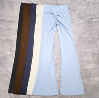Combinaison de yoga personnalisée de haute qualité avec logo color block, taille plus, soutien-gorge de sport élastique ajusté pour la saison d'automne
