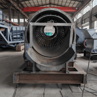 Machine de criblage vibrante circulaire à bas prix pour copeaux de bois et sable (Trommel)