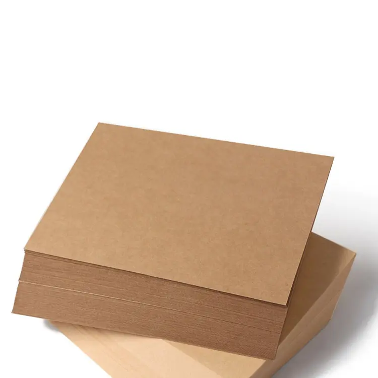 Special price Factory Wholesale 150gsm 160gsm 190gsm 200gsm Recycled Brown Craft Paper Pure Wood Pulp A3 A4 4K Kraft Paper