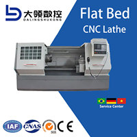 Tour horizontal CNC à lit plat automatique robuste CK6163 de Chine pour commande 3000 mm