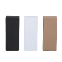 Boîte en carton pliable en gros, emballage en papier kraft avec pelliculage mat, fermeture magnétique, écologique pour cosmétiques et huiles essentielles