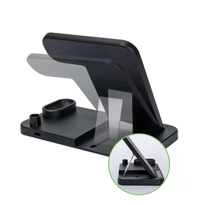 Nueva llegada <span class=keywords><strong>2022</strong></span> 4 en 1 cargador inalámbrico soporte de carga inalámbrico rápido para teléfono inteligente reloj inteligente iphone ipad <span class=keywords><strong>airpods</strong></span> - Product Image 4