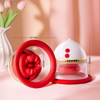 4-in-1 Saugvibrator Rosen-Sexspielzeug Klitoris-Nippel-Massageprodukte Erotikspielzeug Sexspielzeug-Box für Frauen Vibrator-Ei für Frauen