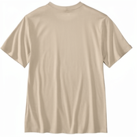 T-shirt graphique à manches courtes en coton tissé léger pour homme, coupe décontractée, motif Lait d'Avoine (UK Alpha L Regular)