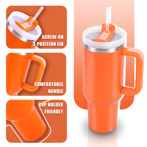 Topnovo - Vaso Térmico de Acero Inoxidable de Doble Pared con Aislamiento al Vacío para <span class=keywords><strong>Nespresso</strong></span> de 40oz con Asa, Productos en Blanco para Sublimación al por Mayor - Product Image 3