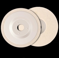 Disques de polissage en laine, tampons de polissage en coton, disques de polissage en feutre pour meuleuse d'angle, pour métal, marbre, verre, céramique