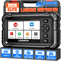 Escáner para Camiones de Trabajo Pesado LAUNCH 2026 CRP129 HD V2 24V con 7 Funciones de Reinicio, Regeneración DPF, Reinicio de Aceite, Codificación de Inyectores