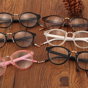 Maidis <b>Round</b> Eyeglass <b>Frames</b> Plastic And Metal Full <b>Frame</b> Blue Light Protection Unisex Glasses - Product Image 2