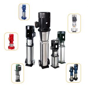 Pompe à eau multi-étages en acier inoxydable à haute pression pour usage commercial 220V/380V à vitesse variable - Product Image 1