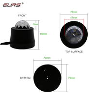 NEUES Produkt Auto-LED-Dekorationslicht RGB 6LED USB DJ Musik-Rhythmus-Lichter LED-Atmosphären-Blitzlicht Stroboskopische Lampe