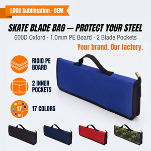 Bolsa para Cuchillas de <span class=keywords><strong>Patines</strong></span> de Hockey sobre <span class=keywords><strong>Hielo</strong></span>, 600D Oxford, Impermeable, con Logotipo Personalizado, Unisex, para Hombres y Mujeres, OEM - Product Image 1