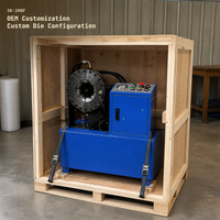 Machine de réduction de tubes carrés robuste, hydraulique, à commande numérique (CNC), avec matrices réglables, pour la fabrication de meubles en tubes d'aluminium et d'acier en usine