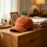 Gorra Profesional Personalizada y Cómoda de 6 Paneles con Visera Curva Bordada, 100% Algodón, para Estilo Urbano, Compatible con OEM y ODM