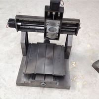 Nouveau cadre de machine de fraisage CNC 4040 à succès avec engrenage et rail de guidage à vis sans fin pour routeur CNC bois