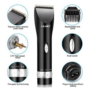 Professionale Ricaricabile Cordless Capelli Clippers Set <span class=keywords><strong>Pettine</strong></span> Dei Capelli Trimmer per Gli Uomini e Bambini con 2 Batterie e 4 17*4.5 centimetri 3W, 3.7V - Product Image 2