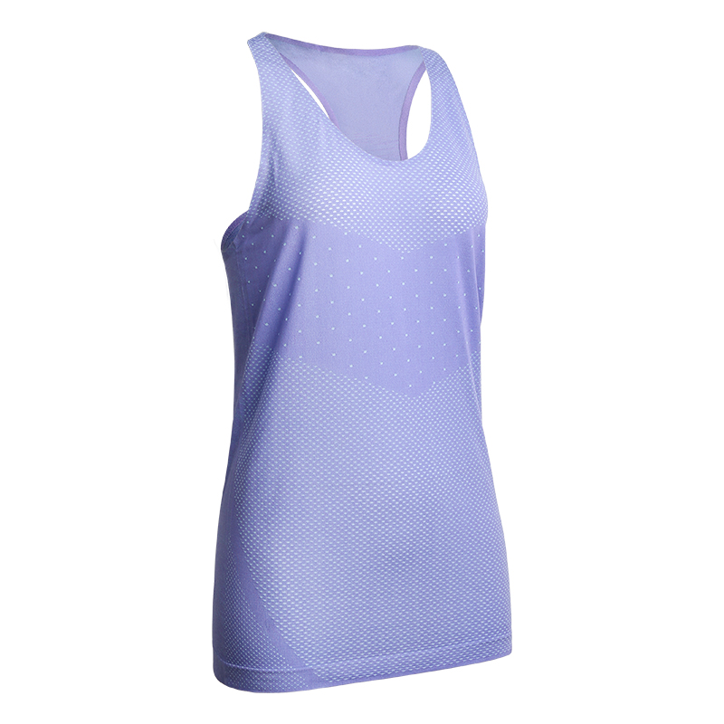 OEM Ultra-Thin Breathable Quick Dry Windproof Women's Training Sport Top Striped Pattern Front Logo for Outdoor Running Yoga