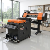 Imprimante DTF 700 mm de largeur d'impression, 2 têtes d'impression XP600 I3200, nettoyage automatique pour machine d'impression par transfert thermique sur t-shirts