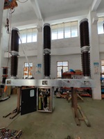 Interruptor de circuito trifásico de alta tensión para exteriores de 110 kV, 126 kV, 175 kV, 220 kV, con gas hexafluoruro de azufre (SF6), modelo LW36 LW30, 1000 A, 1250 A, 2000 A, 3150 A