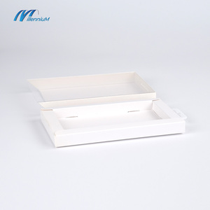 Boîte Rectangle Emballage Blanc Petite Boîte En <span class=keywords><strong>Carton</strong></span> <span class=keywords><strong>Carton</strong></span> Fenêtre Transparente <span class=keywords><strong>30x30</strong></span> avec Insert Diviseurs Glissière - Product Image 3