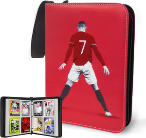 MIO 400 pochettes 2025 classeur de cartes à collectionner de football Portable <span class=keywords><strong>sac</strong></span> de rangement étanche manches amovibles pour les collectionneurs de cartes TCG de sport - Product Image 3