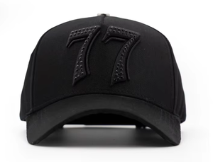 原装帽子 5 片式遮阳棒球帽，黑色麂皮，带定制盒 - Product Image 3