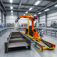 Robot articulé à 6 axes générant une trajectoire de soudage via la technologie de programmation par vision, poste de soudage robotisé BOCHU FSWeld2800