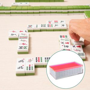 Boîte de rangement transparente et durable en acrylique pour jeux de mahjong à domicile - Product Image 2