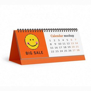 Manufacturer Custom Desk Monthly <b>Desktop</b> Calendar <b>Stand</b> - Product Image 3