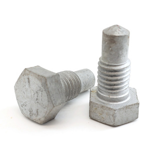 Оптовая продажа 1-14X7 1/2 тонкая резьба легированная сталь <span class=keywords><strong>5</strong></span> класс трехвалентный синий цинковый болт с шестигранной головкой - Product Image 1