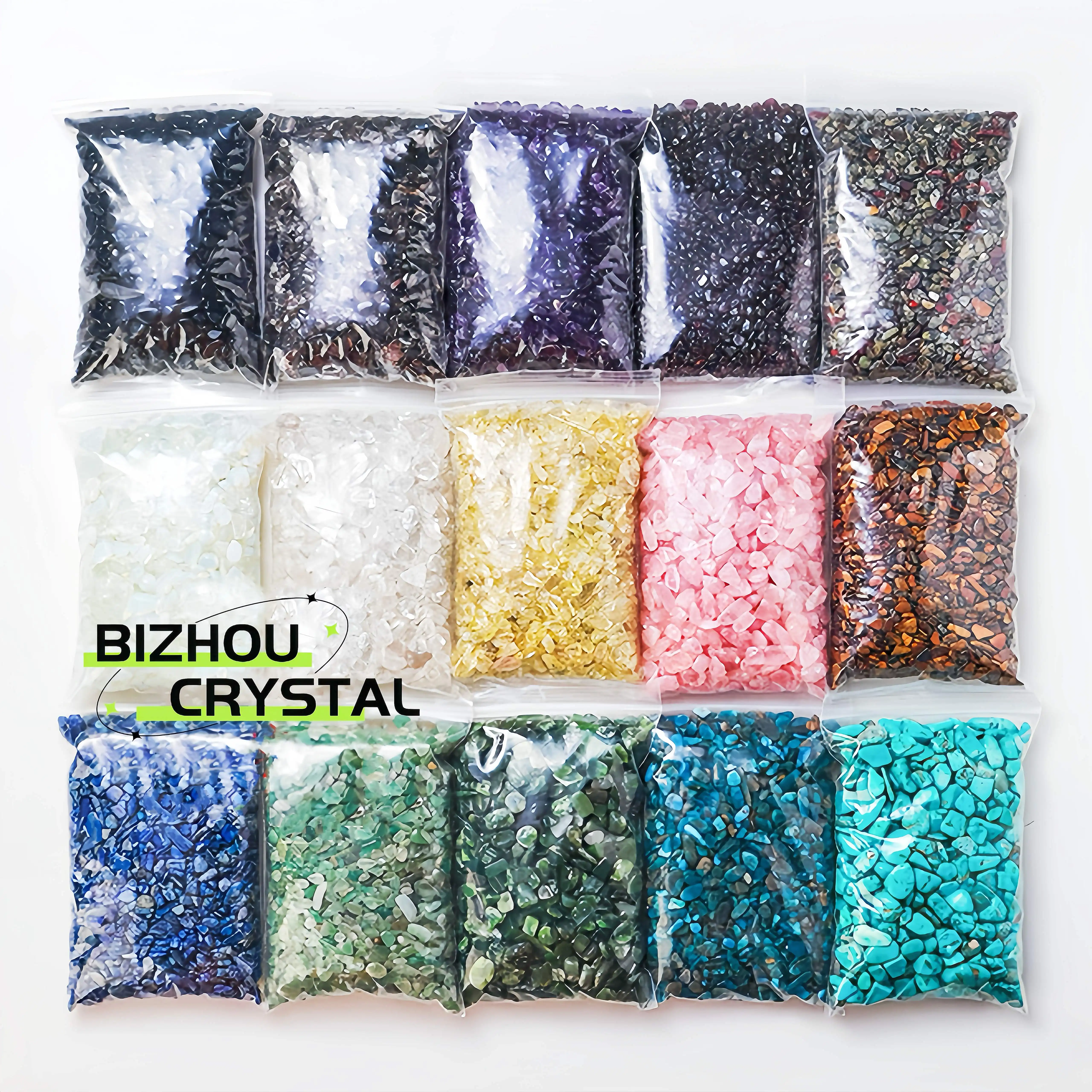 Vendas quentes 1Kg Chips de cristal natural Ametista Chips de cristal para cura