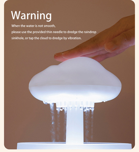 Mushroom Aroma Diffuser Humidifier <strong>Cloud</strong> <strong>Rain</strong> Fall Oil Mood <strong>Night</strong> <strong>Light</strong> Humidifiers With 7 Colors LED <strong>Night</strong> <strong>Light</strong> - Product Image 3