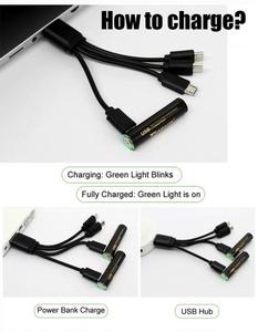Usb 1.5v aaa batterie ricaricabili - Product Image 3