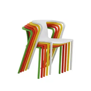 Housse De Chaise Plastique เก้าอี้วางซ้อนกันได้,ผ้าคลุมเก้าอี้รับประทานอาหารพลาสติกเก้าอี้ร้านอาหารกลางแจ้งสีขาวทันสมัย