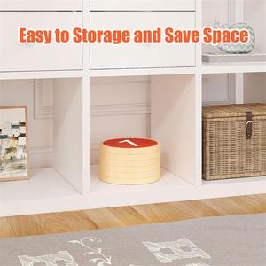 Promouvoir les compétences de coordination des enfants parcours d'obstacles jouets sensoriels équilibre en bois antidérapant tremplin pour tout-petits - Product Image 6