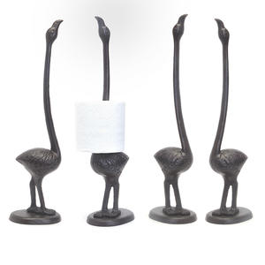 High Quality Metal Flamingo Paper Towel <strong>Holder</strong> Cast Iron Animal <strong>Toilet</strong> <strong>Roll</strong> <strong>Holders</strong> Free Standing <strong>Novelty</strong> Kitchen <strong>Roll</strong> <strong>Holder</strong> - Product Image 2