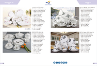 Service de table en verre blanc personnalisé, 72 pièces, motif végétal de luxe, assiettes carrées jetables portables
