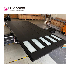 Chất lượng cao hiện đại ánh sáng sang trọng cửa nhà để xe cắt hợp kim nhôm cho biệt thự - Product Image 3