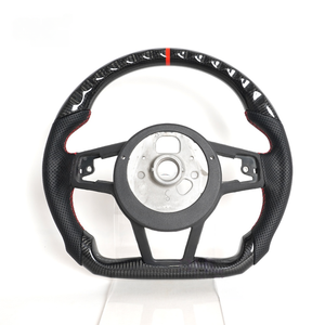 Volant de direction en fibre de carbone véritable, populaire, pour <span class=keywords><strong>Audi</strong></span> R8 <span class=keywords><strong>TT</strong></span> TTRS 2016+, style sport, couleur personnalisée - Product Image 3