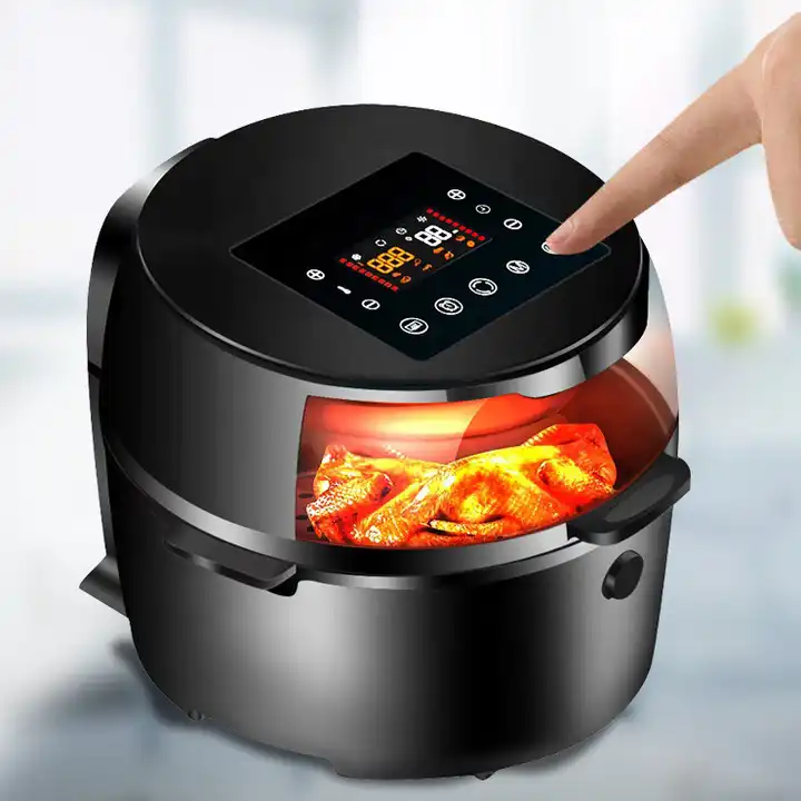 Air Fryer 6 Quart 8-in-1 Cooker, Visible Window, 11 Presets, Wi-Fi