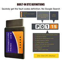 Lector de Códigos OBD2 de Bajo Precio, 12V, Universal, con Garantía de 12 Meses, Compatible con Android/Windows/iOS