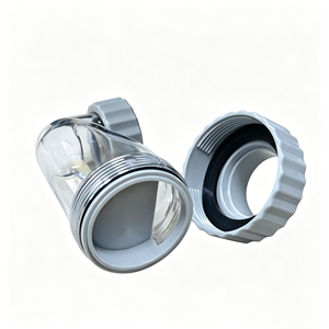 Sifón universal transparente para lavabo, antidesodorante, con sellado de agua visible, conector de desagüe para fregadero de baño - Product Image 3