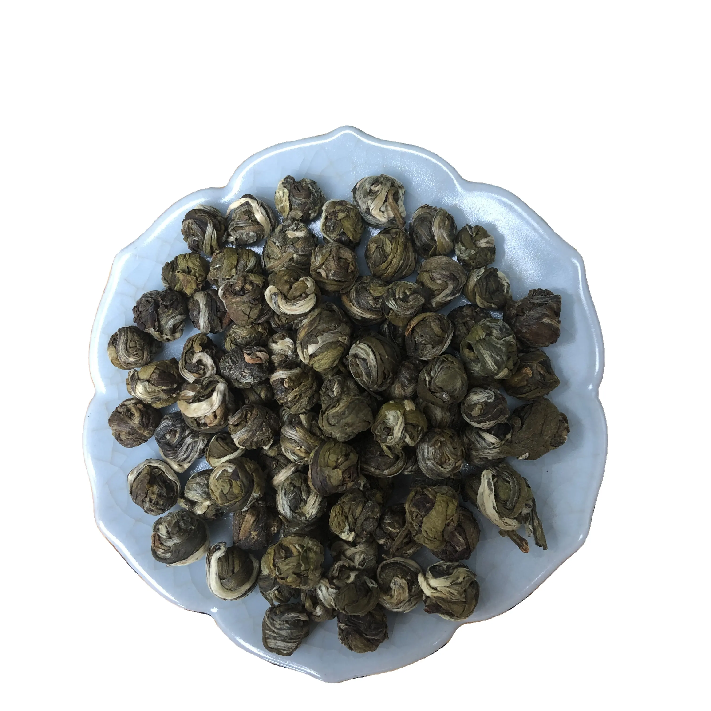 Thé aux perles de jasmin thé au dragon aux perles de jasmin thé au jasmin chinois bon arôme de jasmin de haute qualité